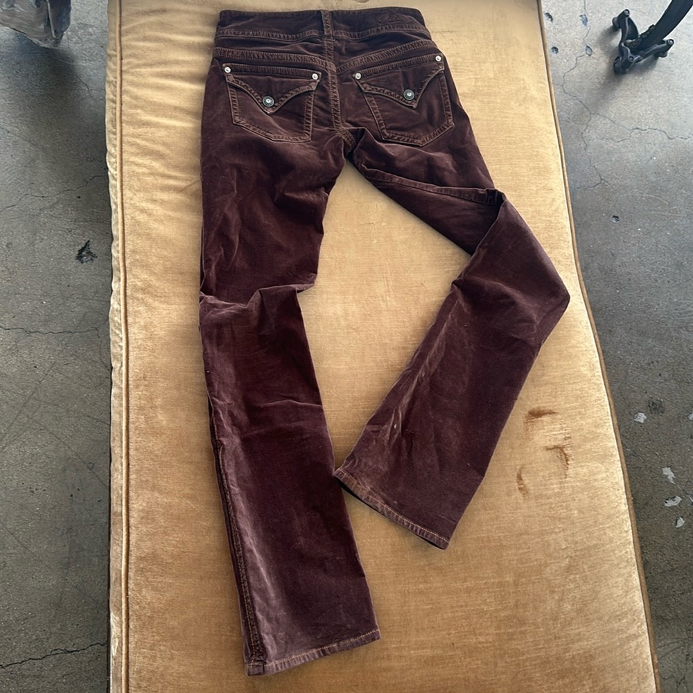 Guess Velvet cotton jeans Pants Chrystal embellished buttons Great condition
